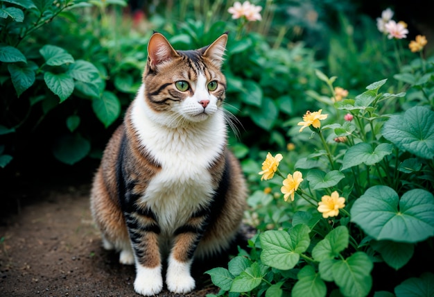 Foto gratuita lo stile di vita adorabile dei gatti