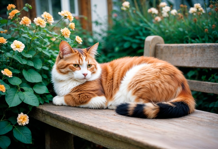 Free Photo adorable cat lifestyle