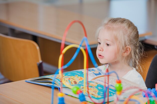 Adorable child in daycare