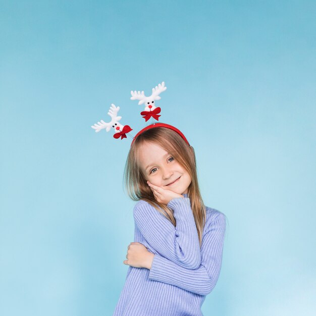 Adorable little girl posing fashion