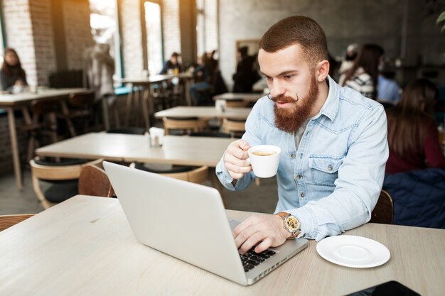 adult business studying laptop people