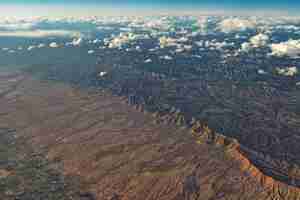 Foto gratuita foto aerea del campo