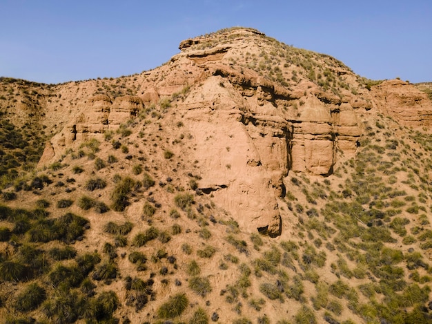 Aerial scenery view of mountains