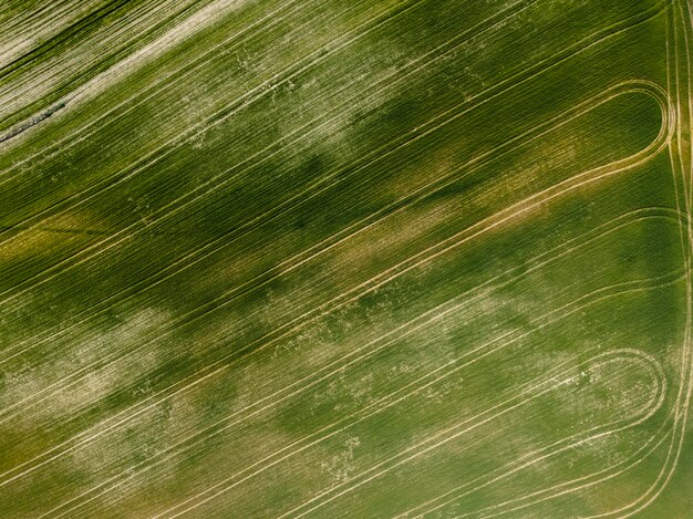 Aerial scenery view of nature