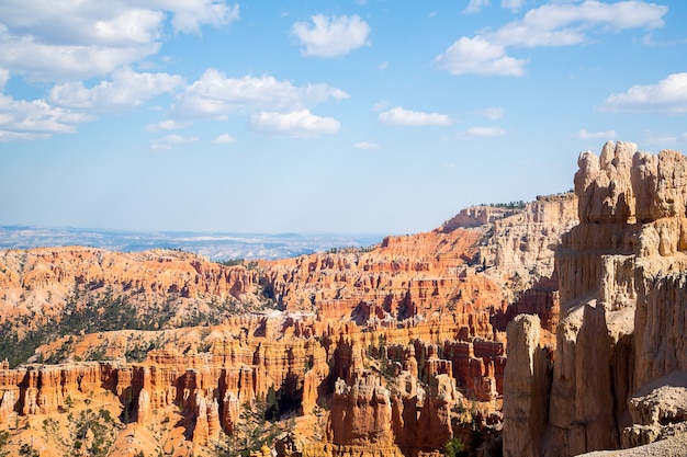 Aerial shot of the beautiful  Bryce Canyon National Park in Utah, USA