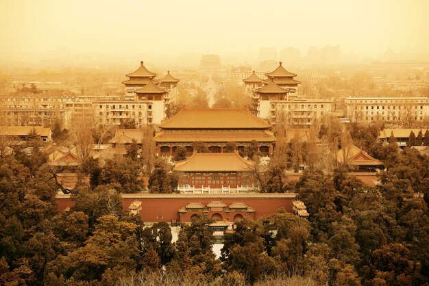 Aerial View of Beijing