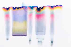 Free photo aesthetic abstract chromatography art element