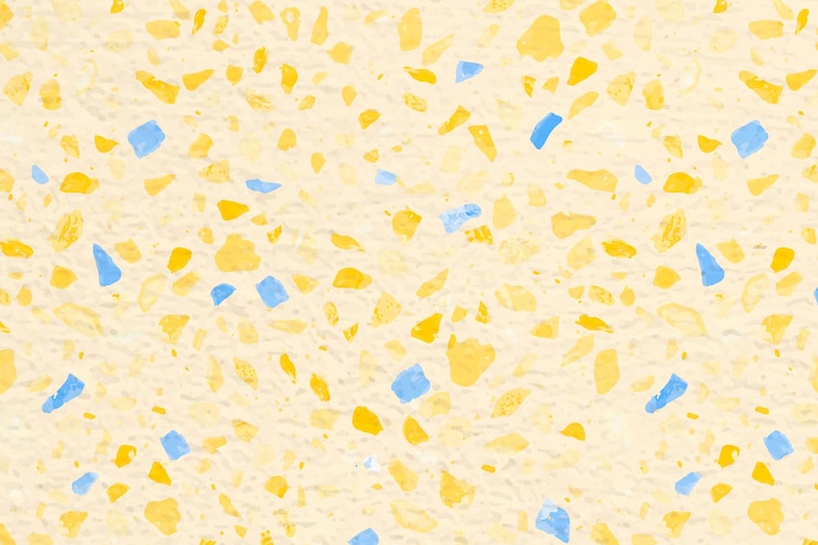 무료 Photo 미적 배경, terrazzo 패턴, 추상 노란색 디자인