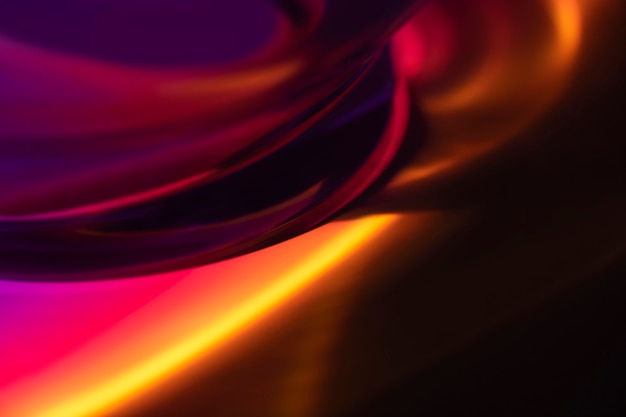 Бесплатное фото Эстетический фон с абстрактным неоновым световым эффектом