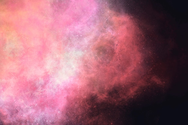 Aesthetic galaxy in black background