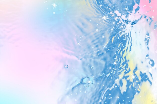 Эстетический градиент фона, обои текстуры воды, красочный дизайн