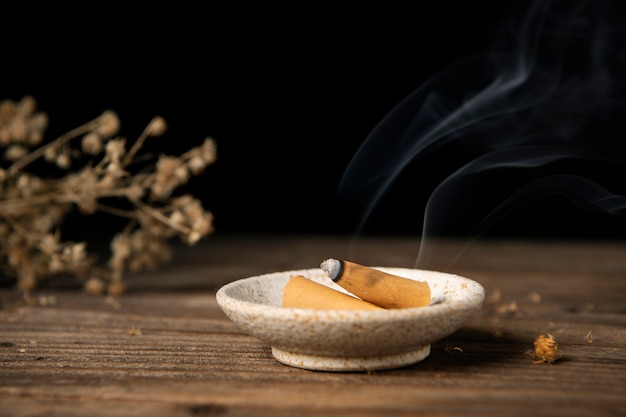 Free photo aesthetic incense background wallpaper, aromatic spa experience