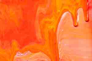 Free photo aesthetic orange background handmade experimental art