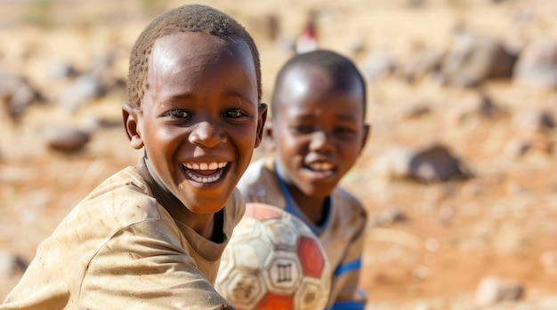 African children enjoying life