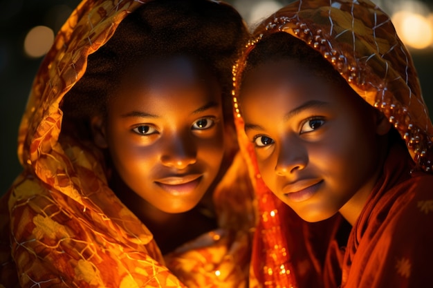 Free photo african children enjoying life