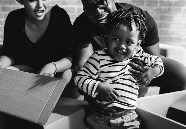 African family having a great time together