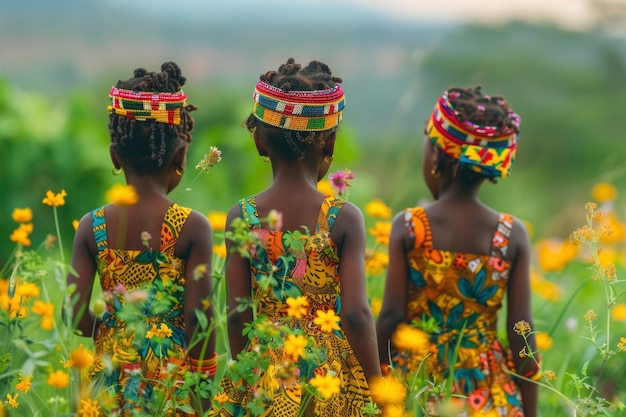 African kid enjoying life