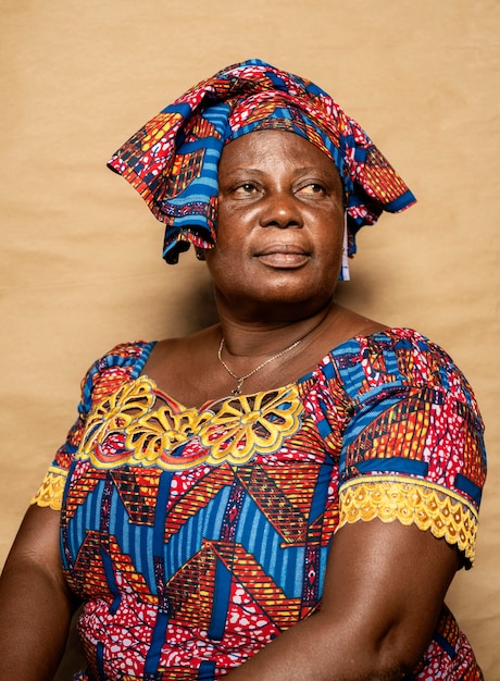 무료 사진 아프리카 고위 여자