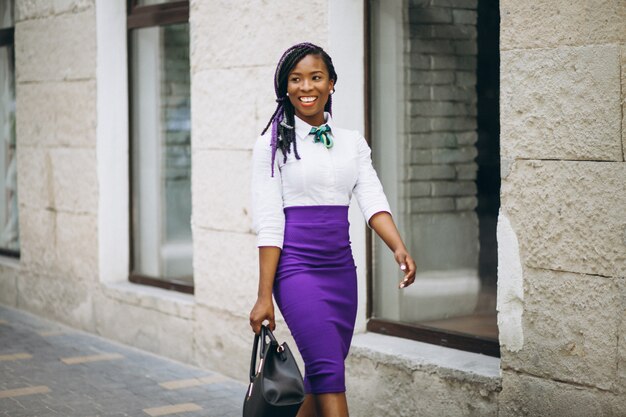 Afro american business woman