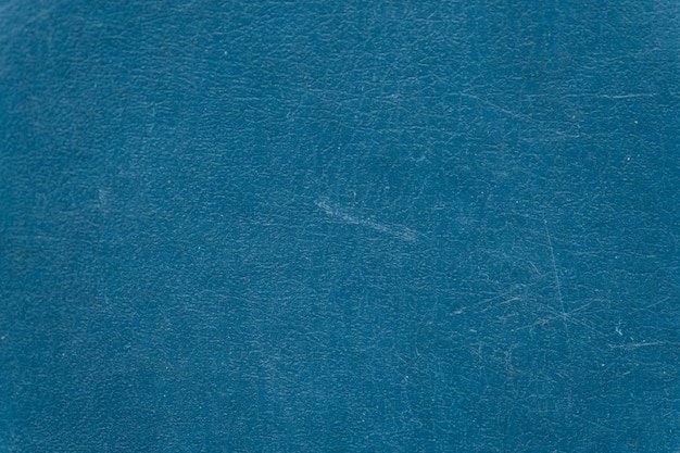 Aged blue leather textured background