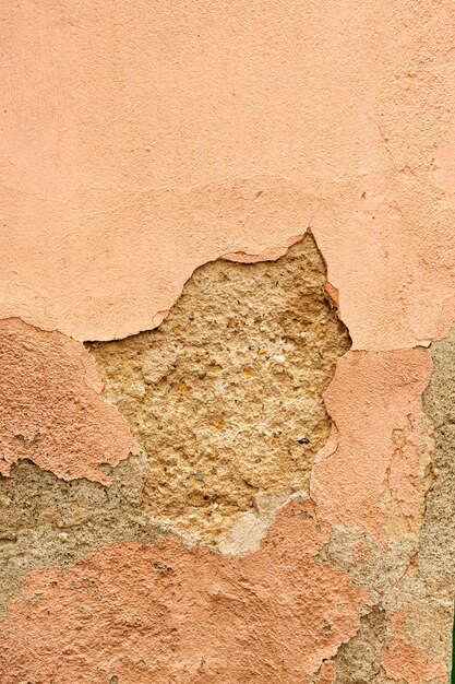 剥離面のある老化コンクリート