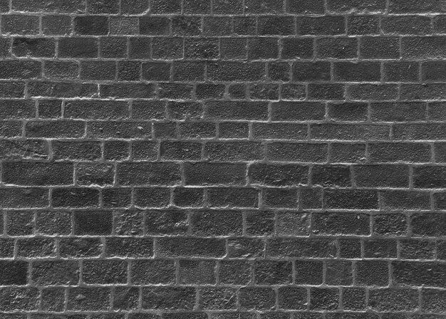 Aged gray brick wall pattern