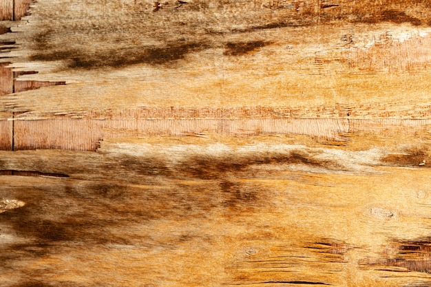 Aged wood surface with chipping
