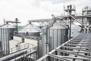 Free photo agricultural silo