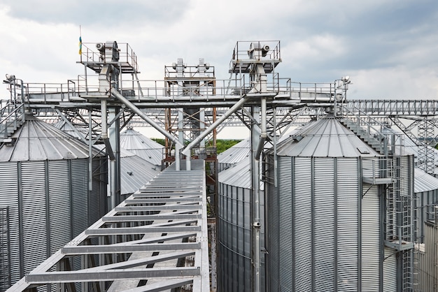 Free photo agricultural silo