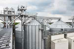 Free photo agricultural silo