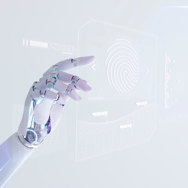 Ai biometric technology, fingerprint cyber security