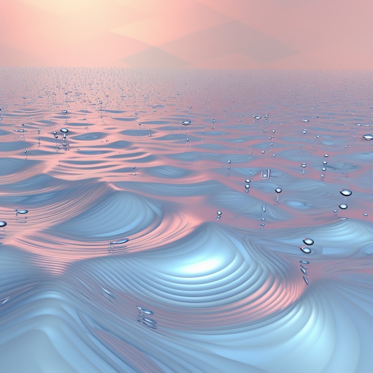 Бесплатный Фотография ai создал 3d воду