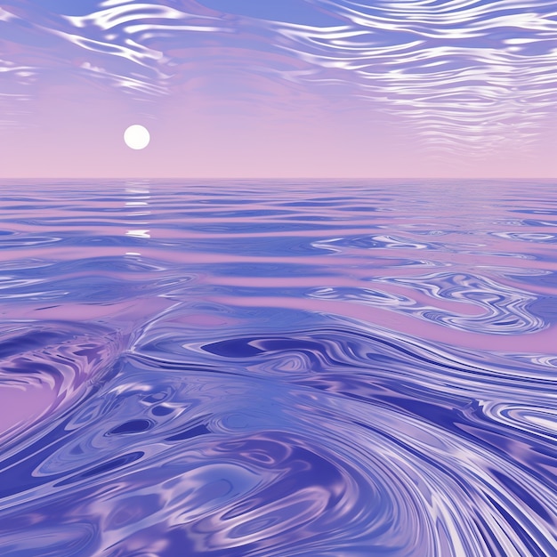 Ai generated 3d water