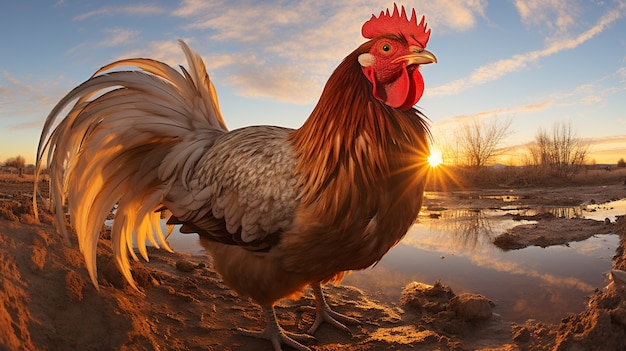 Ai generated chicken picture