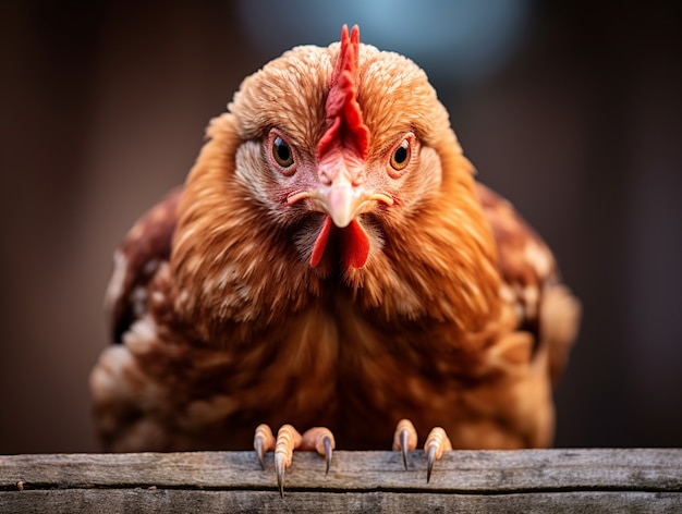 Foto gratuita immagine di pollo generata da ai