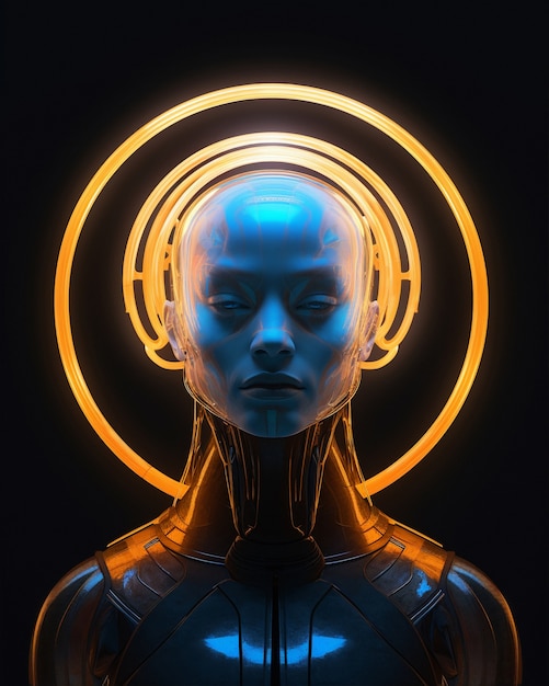 Ai generated concept of human