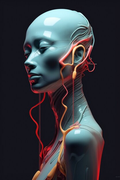 Ai generated concept of human