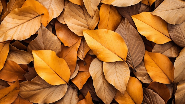 Free photo ai generated fall leaves picture