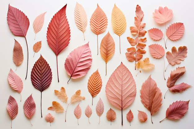 Free photo ai generated fall leaves picture