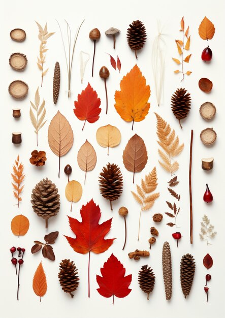 ai generated fall leaves