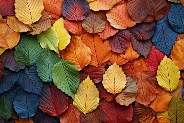 Ai generated fall leaves