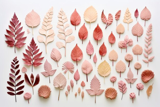Бесплатное фото Аи генерирует осенние листья