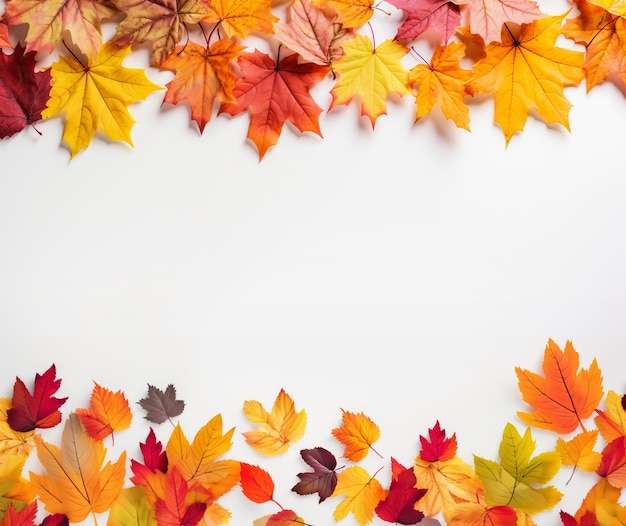 Free photo ai generated fall leaves