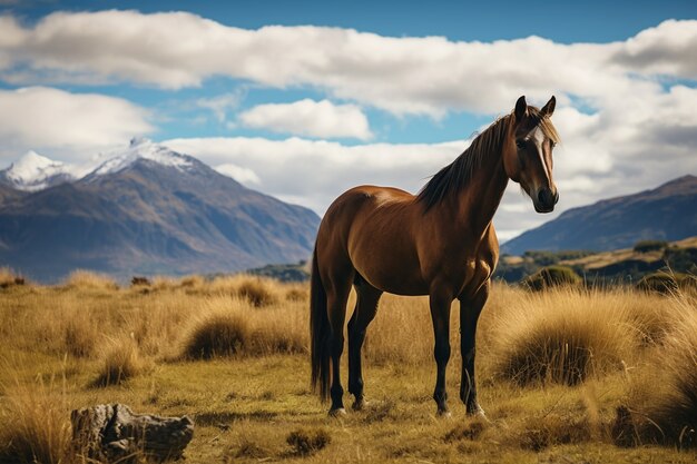 Ai generated horses picture