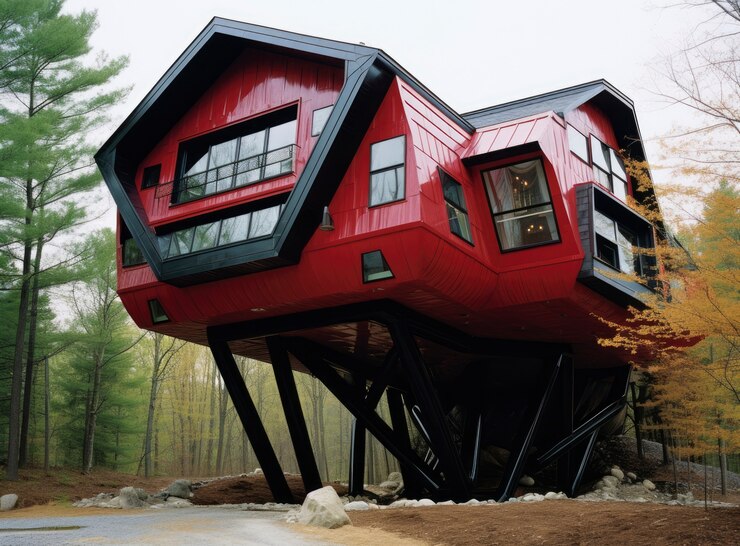 Free Photo ai generated house design