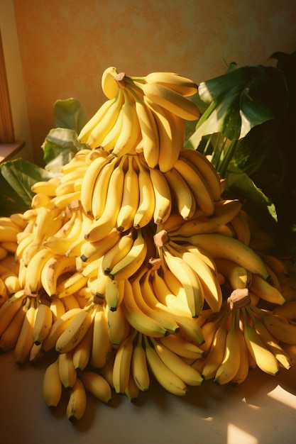 Foto gratuita immagine generata da ai della banana