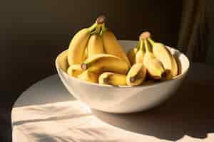 Бесплатное фото ai сгенерировал изображение банана