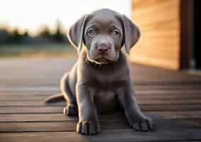 Foto gratuita immagine di cane labrador retriever generato da ai