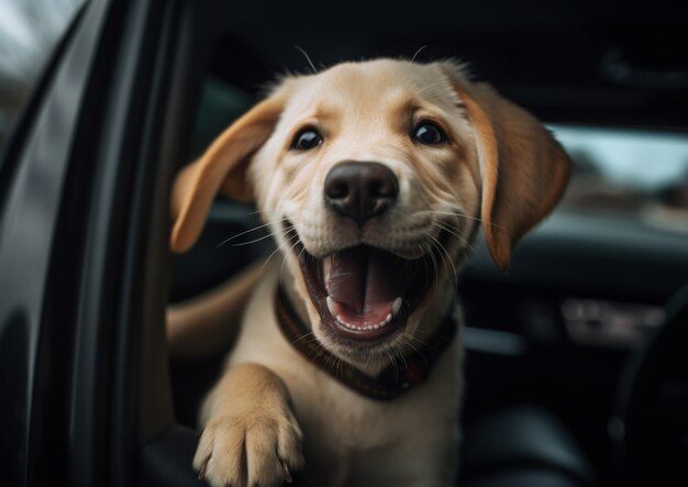 ラブラドール・レトリーバー 犬の写真