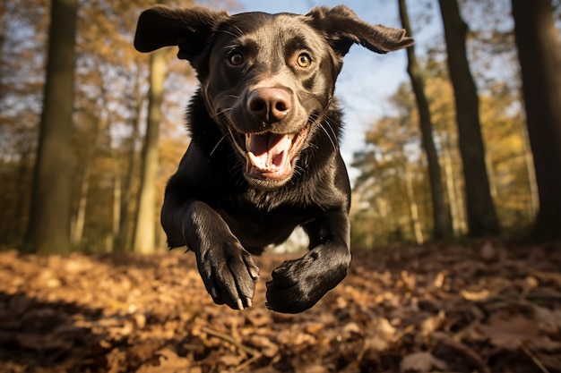 ラブラドルレトリバー犬のAI生成